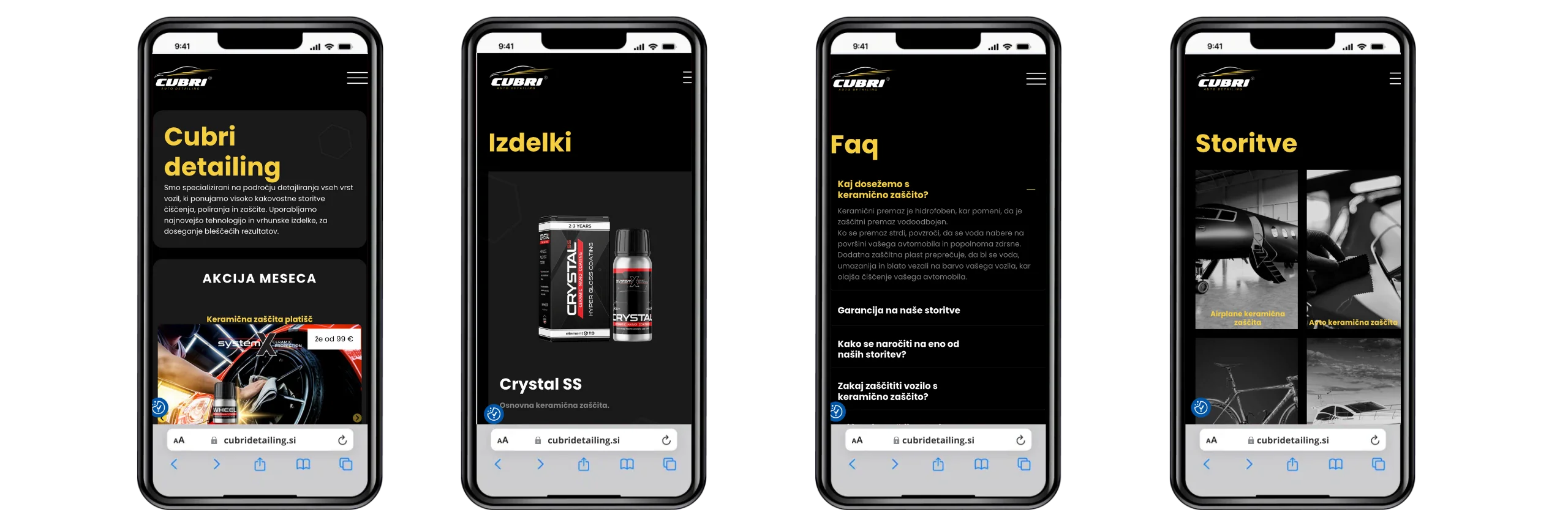 DS Team, Spletne Storitve_cubridetailing.si